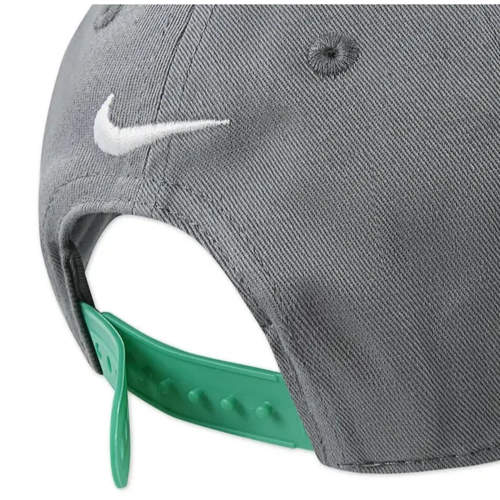 Nike Kids Club Cap Smoke Gray Logo Patch Baseball Hat (4-7) Adjustable Strap New